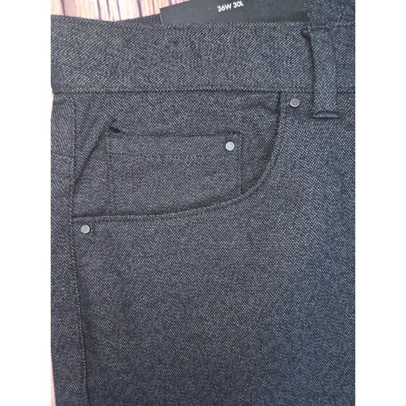 Calvin Klein Mens Black Stretch Slim Fit Pants Size 36x30 NWT Cotton Blend - Picture 6 of 10